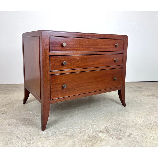 Vintage Barbara Barry / Baker Style Mahogany Commode / Side Table / Nightstand For Sale In New York - Image 6 of 12