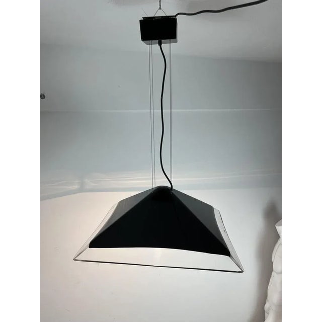 Italian Acrylic Glass Ceiling Lamp from iGuzzini, 1970s For Sale - Image 9 of 11