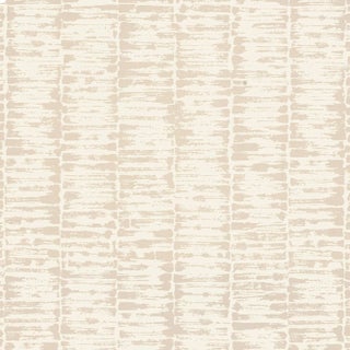 Sample - Schumacher Variations Wallpaper in Oyster For Sale