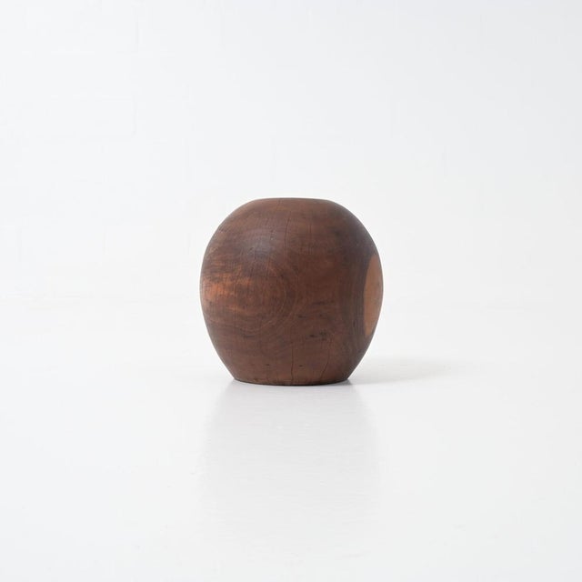 Vintage Wooden Stool, 1950s For Sale - Image 4 of 13