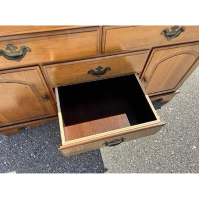 1960s 1960s Cherry Wood Sideboard/Credenza/Buffet For Sale - Image 5 of 7