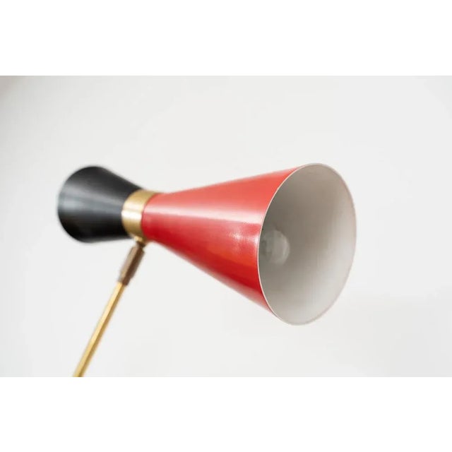 Industrial Vintage Floor Light from Diabolo, 1960s For Sale - Image 3 of 9