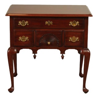 Henkel Harris Queen Anne Style Mahogany Lowboy For Sale