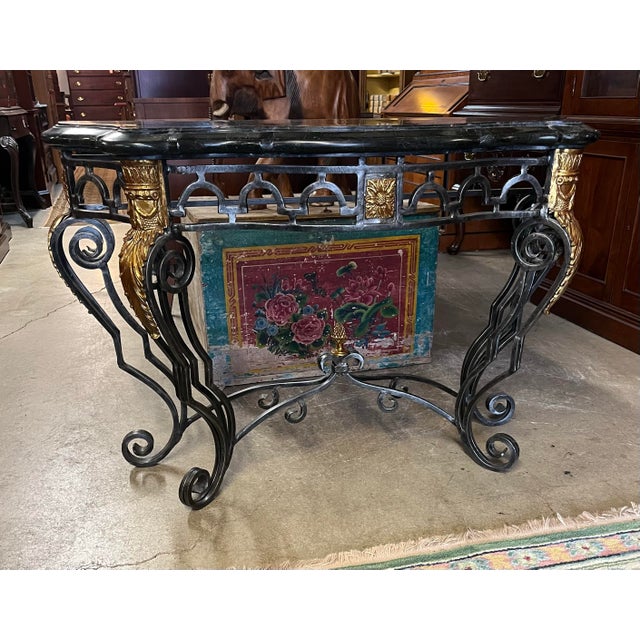 Maitland - Smith Late 20th Century Maitland Smith Sofa or Console Table For Sale - Image 4 of 9