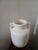 1990s Large Italian White Vase With Scroll-Style Handles For Sale In Naples, FL - Image 6 of 7