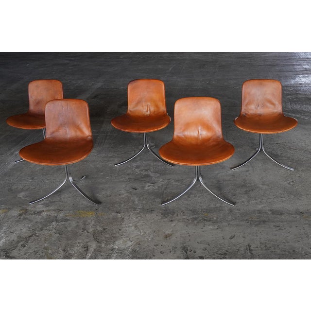 1960s PK9 Dining Chairs by Poul Kjærholm for E. Kold Christensen, Denmark, 1960s, Set of 8 For Sale - Image 5 of 11