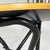 Italian Modern Black Wood and Metal Folding Chair, 1980s For Sale - Image 13 of 18