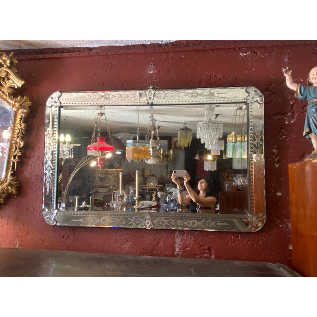 Venetian Mirror in Glass For Sale - Image 6 of 18