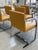 Chrome & Yellow Leather Chairs in the Style of Ludwig Mies Van Der Rohe & Lilly Reich - A Set of 6 For Sale - Image 13 of 15