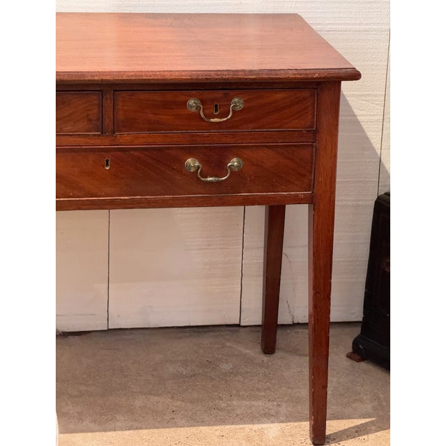 Late 18th Century Late 18th Century George III Mahogany Dressing Table For Sale - Image 5 of 12
