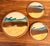 Signed Studio Pottery Abstract Glazed Ceramic Plates – Set of 3 at 11” 7.5” 7.25” For Sale - Image 9 of 9