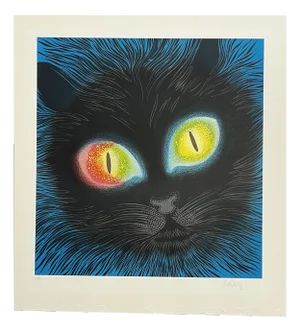 Victor Vasarely, Le Chat, Lithograph