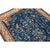 1950s Vintage Blue Chinese Peking-Style Floral Pagoda Rug For Sale - Image 5 of 11