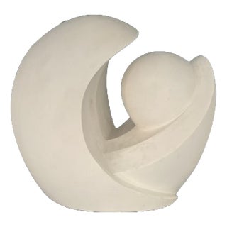 Andre Longeon, Abstract Plaster Sculpture, 1960s, Plaster For Sale
