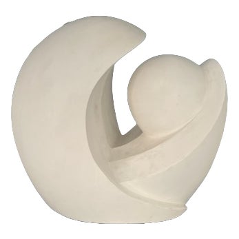 Andre Longeon, Abstract Plaster Sculpture, 1960s, Plaster For Sale
