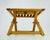 Wood Vintage Folding Teak Slatted Stool by Summit Furniture, Outdoor or Indoor Seat For Sale - Image 7 of 16
