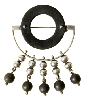 Mid-Century Silver Brooch from Aarikka, 1963