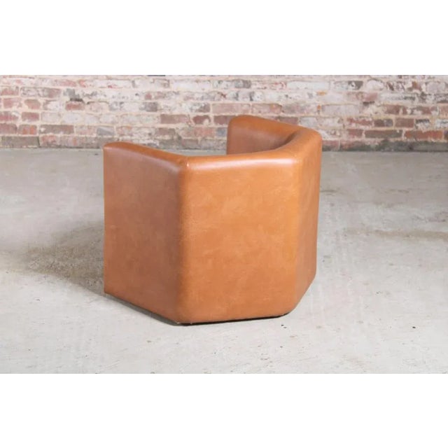 Textile Mid-Century Hexagon Armchair by Peter Murdoch for Hille of London Ltd., 1967 For Sale - Image 7 of 8