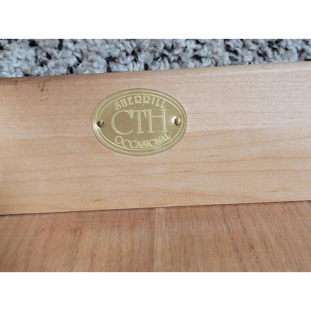 Sherrill Furniture Asian Modern Nightstand Commode Chest For Sale - Image 4 of 4