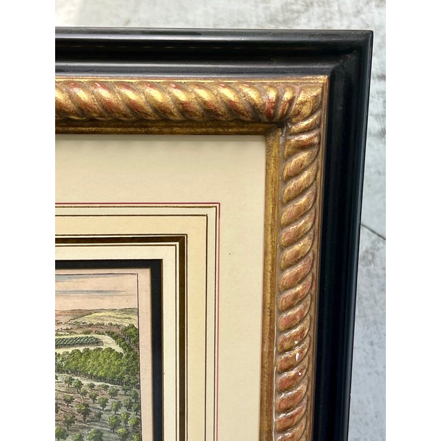 18th Century Hand Colored Engraving by Johannes Kip, Set of 2. For Sale - Image 16 of 17