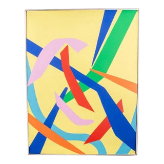 Terryl Best "Ribbons Viii" Oil on Canvas For Sale