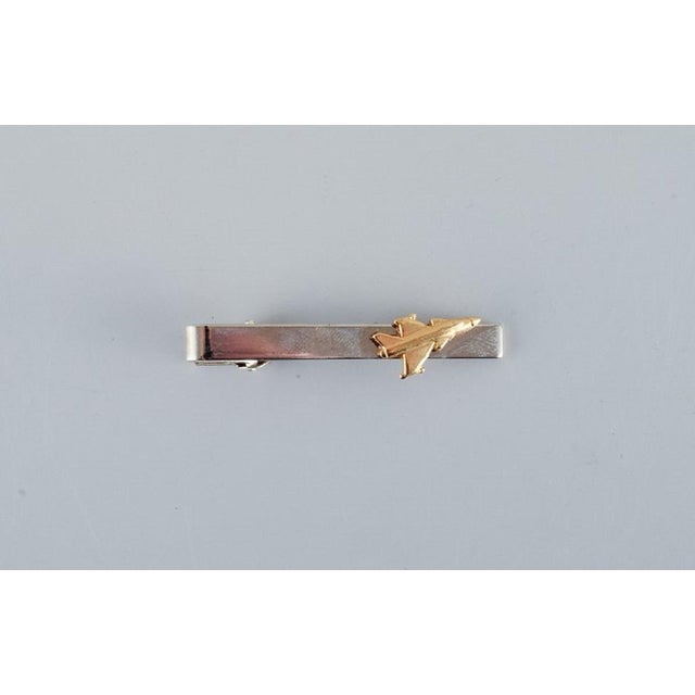 Danish Tie Pins in Sterling Silver and Gold-Plated Metal, Set of 10 For Sale - Image 4 of 8