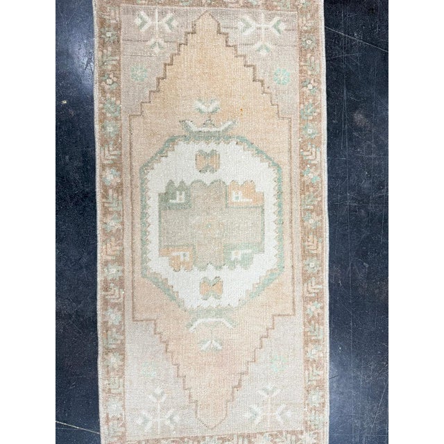 Turkish Mini Rug Oriental Hand Knotted Vintage Rug 1'6" x 3'1" #17746 Explore a curated collection of hallway runners,...
