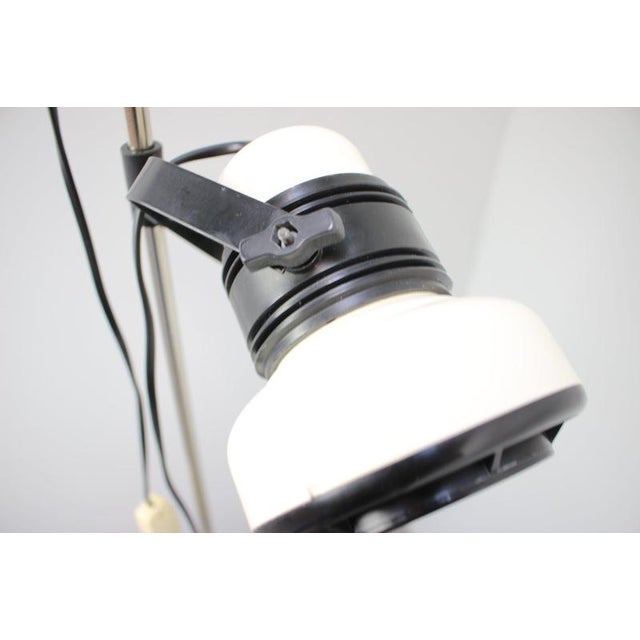 Black Vintage Space Age Hungarian Adjustable Floor Lamp, 1970s For Sale - Image 8 of 11