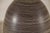 Mid-Century Modern Large Artisan Ceramic Vase with Fine Linear Decoration in Brown and Cream For Sale - Image 3 of 16