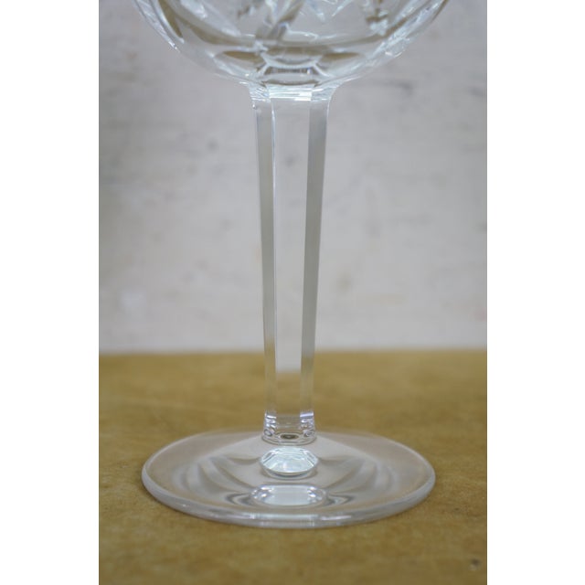 Late 20th Century 6 Waterford Crystal Millennium Series Balloon Toasting Wine Goblets Glasses 8" For Sale - Image 13 of 17