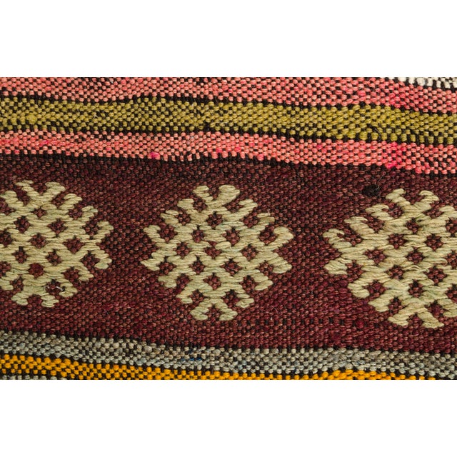 Textile Kitchen Decor Vintage Kilim Runner For Sale - Image 7 of 10
