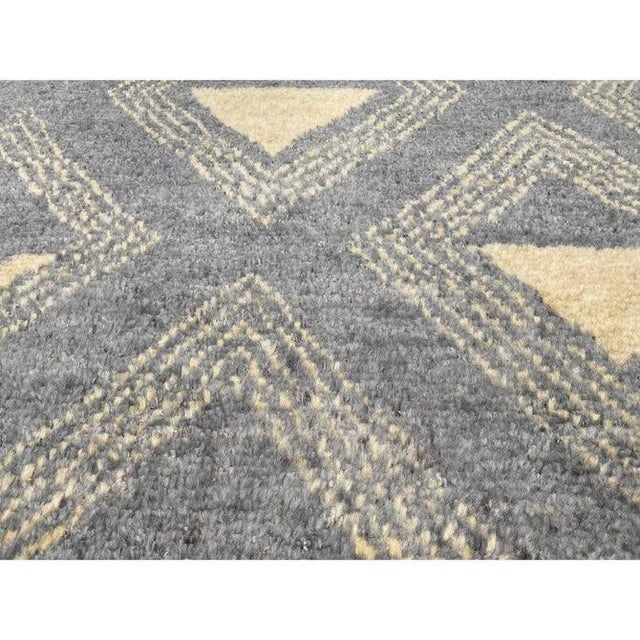 Handwoven Moroccan Tribal Area Rug 3x5 For Sale In Dallas - Image 6 of 11