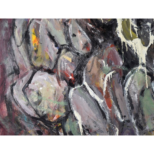 Paint Large Scale Neo-Expressionist Figurative Composition in Oil by Daniel David Fuentes For Sale - Image 7 of 9