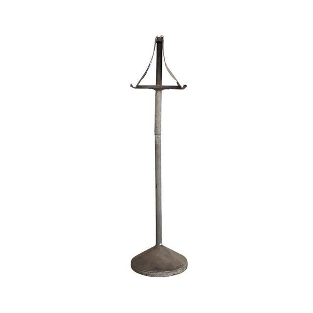 The 1888 French Double-Sided Metal Music Stand is a vintage piece of musical furniture, showcasing the craftsmanship and...