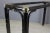 Mid Century Faux Bamboo Metal Console With Glass Top For Sale - Image 4 of 9