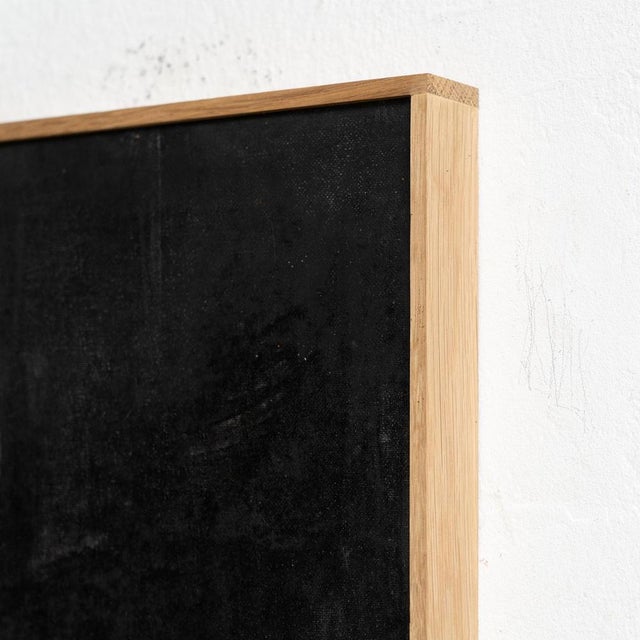 Enrico Della Torre, Art Black Composition, Charcoal on Canvas, 2017 For Sale - Image 10 of 12