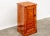 19th Century Biedermeier Satin Birch Pyramidal Nightstand Table For Sale - Image 4 of 11