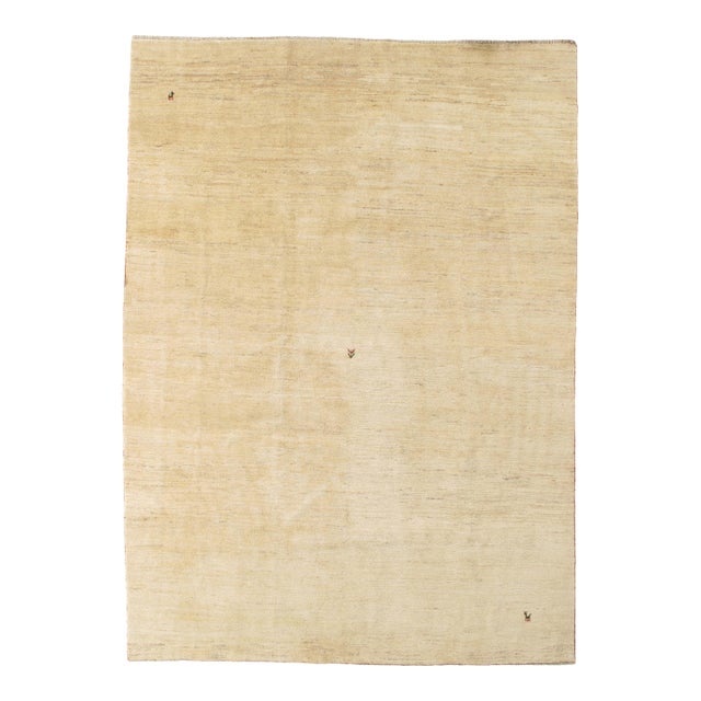 Vintage Hand-Knotted Persian Gabbeh Rug 7'11" X 10'11" For Sale