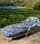 Custom Louis XVI Style Blue Chaise Lounge in Ralph Lauren For Sale - Image 12 of 15