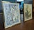 A lovely, complementary pair of vintage late-1970s to early-1980s contemporary floral art lithograph prints. This...