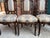 Brown Set 6 Antique French Dining Chairs Renaissance Carved Oak Black Forest C1880 For Sale - Image 8 of 18
