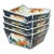 Set of 4 Asian Rice Bowls For Sale