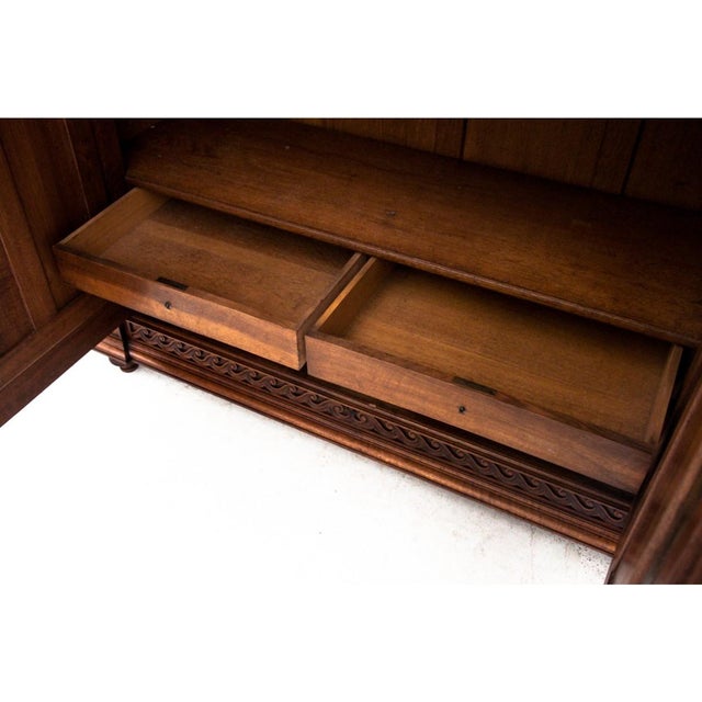 Antique Glass Mirror Wardrobe, France For Sale - Image 3 of 15