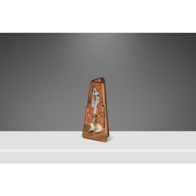 Mid-Century Modern Mid-Century Post Modern Contemporary Studio Ceramic Vase / Vessel by Rosebud Designs, United Kingdom, C. 1980s For Sale - Image 3 of 18