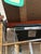 Single Vintage Black Leather and Chrome Bar Stool For Sale - Image 4 of 5