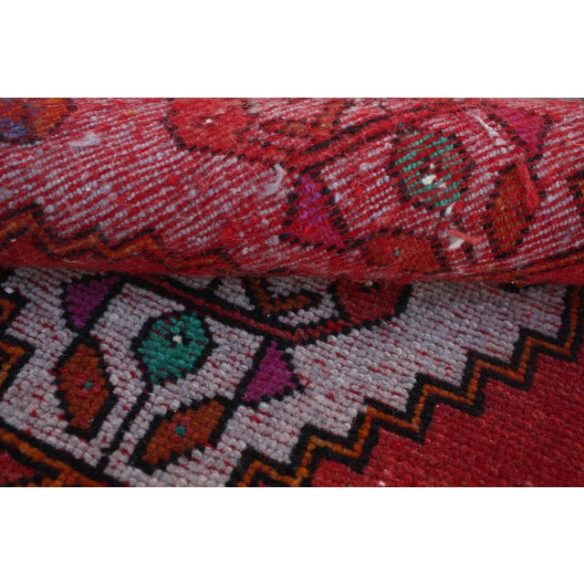 1960s Turkish Vintage Handmade Rug For Sale - Image 11 of 13