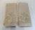 Textile Pair Vintage Beige Madeira Linen & Organza Fingertip Towels For Sale - Image 7 of 7