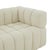 Calyna Channel Tufted Sofa - Creme For Sale - Image 4 of 6
