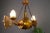 Brown German Carved Wood Two-Light Wine Cellar Chandelier For Sale - Image 8 of 18