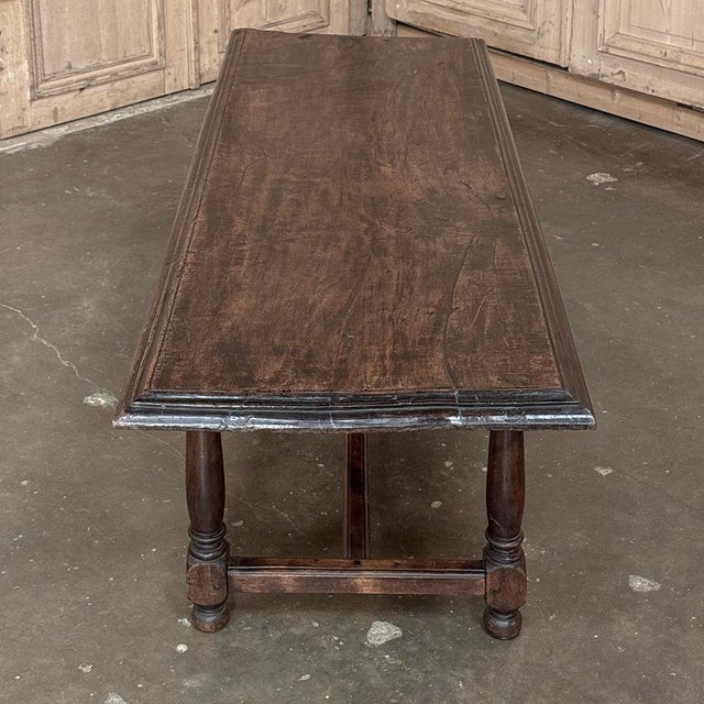 18th Century Rustic Country French Walnut Coffee Table For Sale - Image 11 of 16